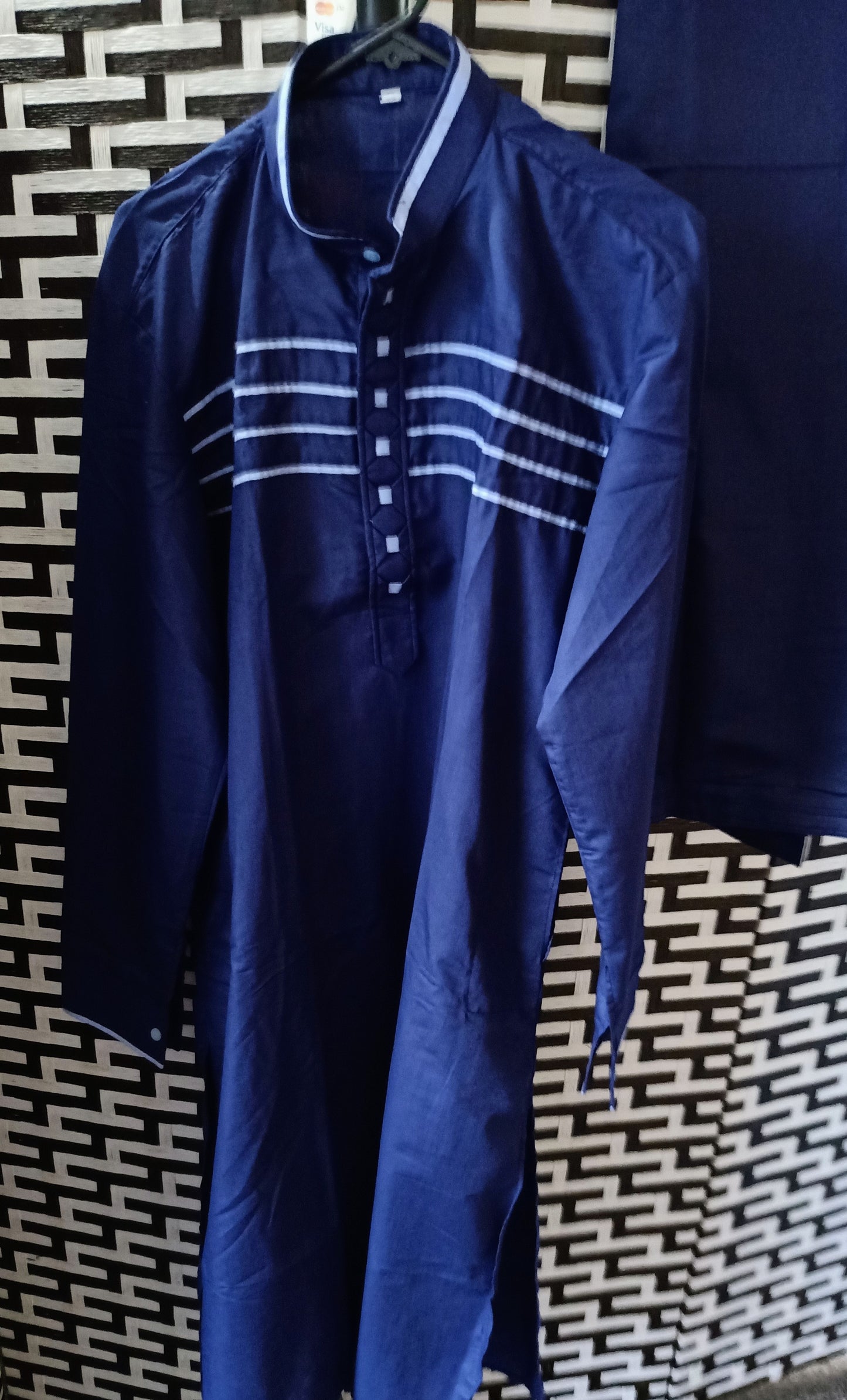 Navy blue Boys kurta Payjama