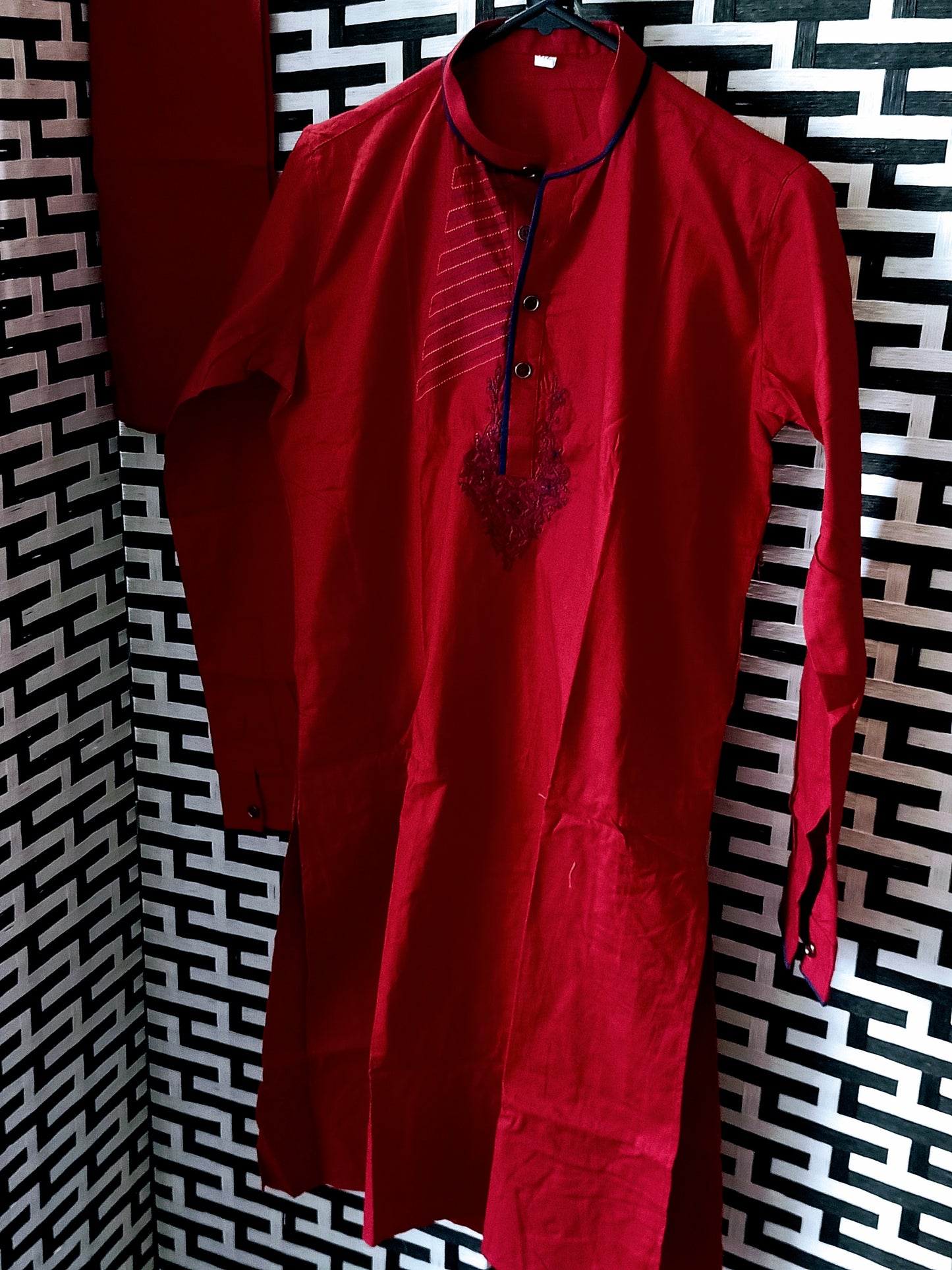 2. Boys kurta payjama Dark red