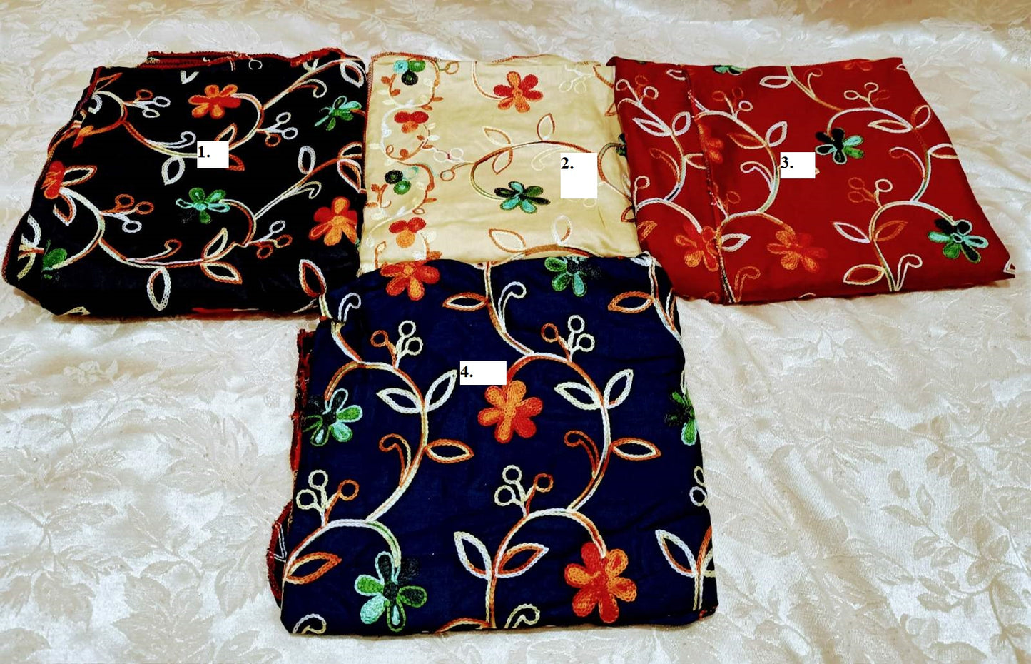 Full Embroidery Hijabs
